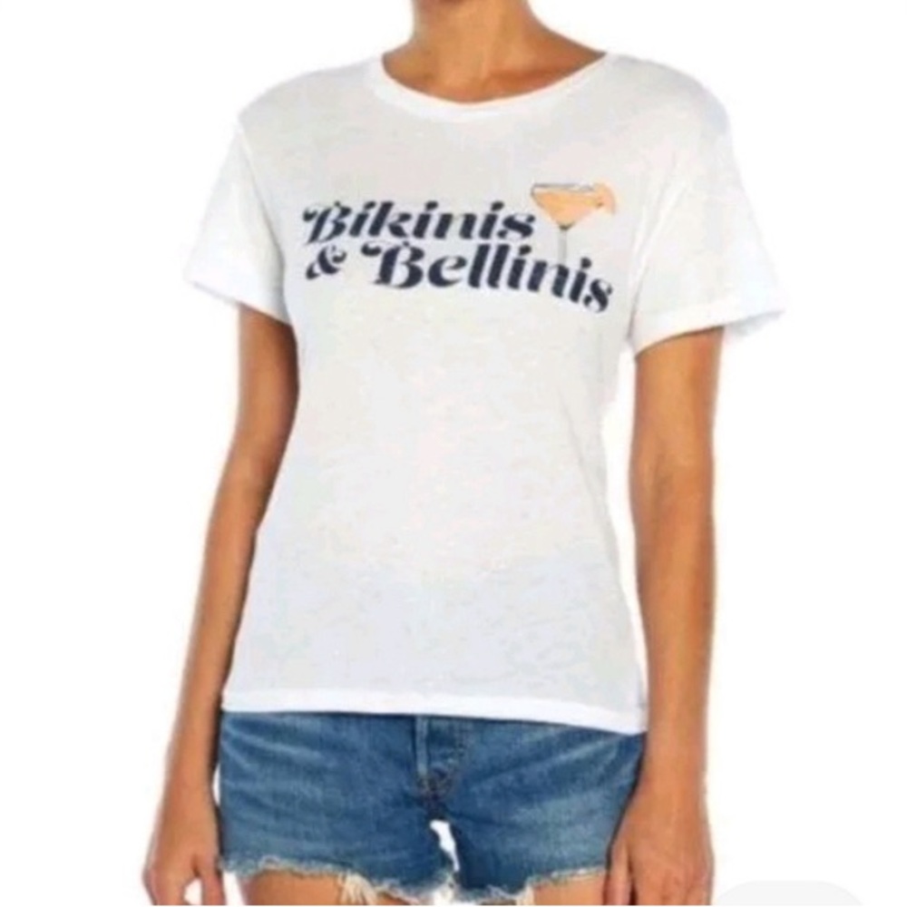 Wildfox Women’s Graphic Tee Medium Bikinis & Bellinis t shirt cotton NWT